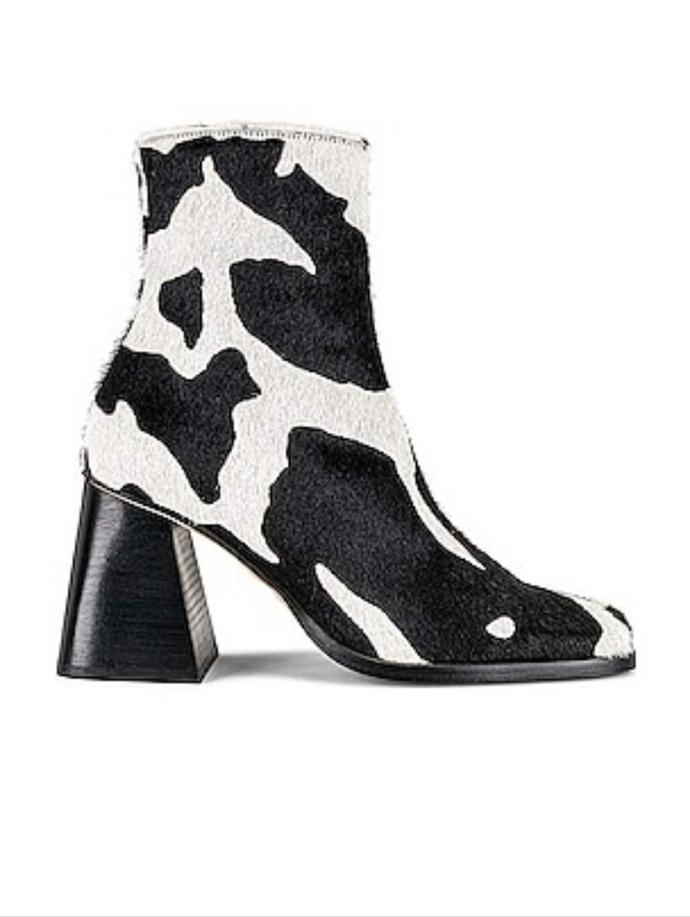 Alohas South Bootie Cow Print Haircalf Size 35 US 5